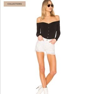 GRLFRND denim shorts